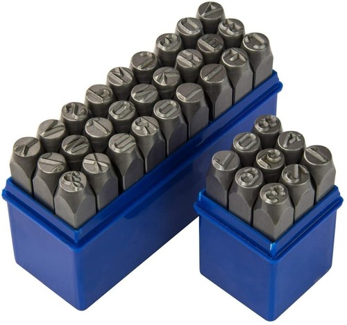 Set punzoni alfanumerici - alfanumerici, 36pz